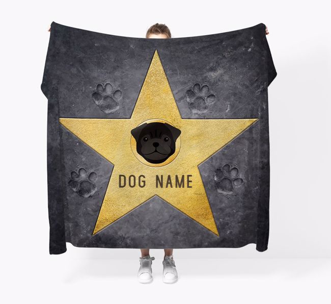 'Star of Fame' - Personalized {breedFullName} Blanket